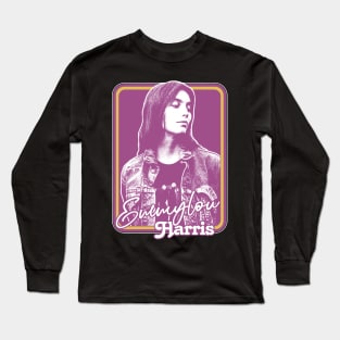 Emmylou Harris // Outlaw Country Retro Fan Design Long Sleeve T-Shirt